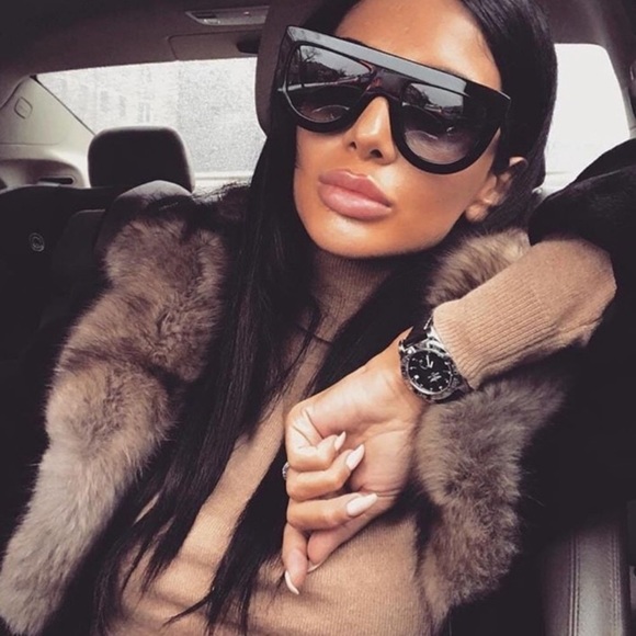 SIN CITY Fashion Oversized BLACK SQUARE Sunglasses main image 7